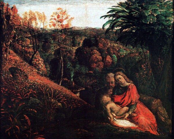 The Rest on the Flight into Egypt by Samuel Palmer, hand-painted oil reproduction