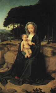 The Rest on the Flight into Egypt b by Gerard David, hand-painted oil painting reproduction