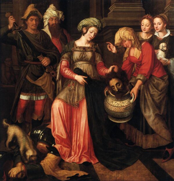 The Revenge of Tomyris by Michiel van Coxcie, hand-painted oil painting reproduction