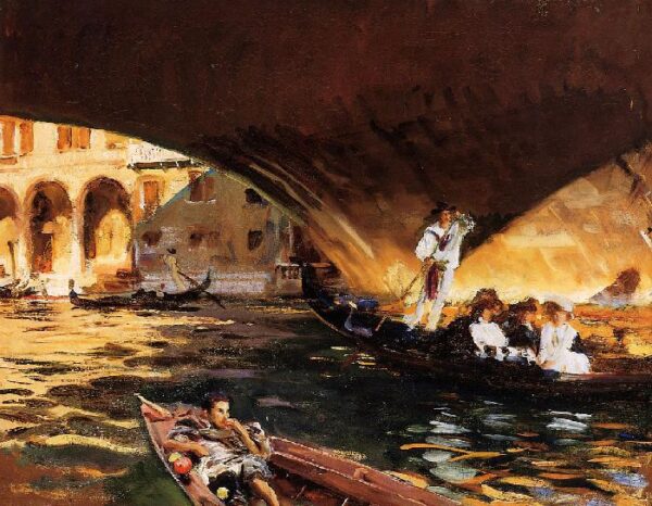 The Rialto (Grand Canal) by John Singer Sargent, hand-painted oil reproduction