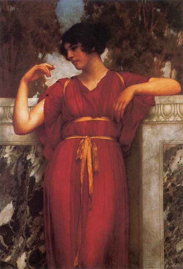 The Ring by John William Godward, hand-painted oil painting reproduction