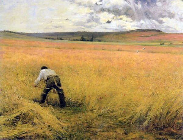 The Ripened Wheat by Jules Bastien-Lepage, hand-painted oil painting reproduction