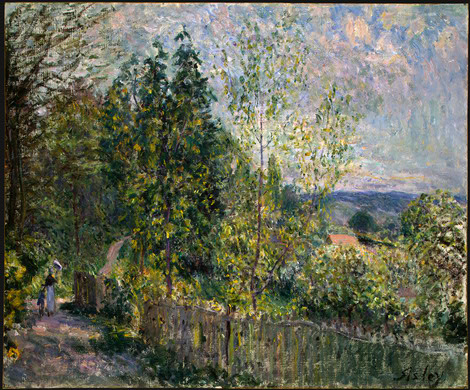 The Road in the Woods by Alfred Sisley, hand-painted oil reproduction