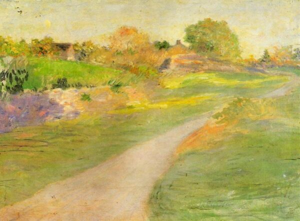The Road to No-Where by Julian Alden Weir, hand-painted oil painting reproduction