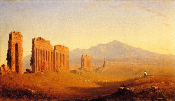 The Roman Campagna by Sanford Robinson Gifford, hand-painted oil painting reproduction
