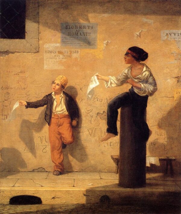 The Roman Newsboys by Martin Johnson Heade, hand-painted oil painting reproduction
