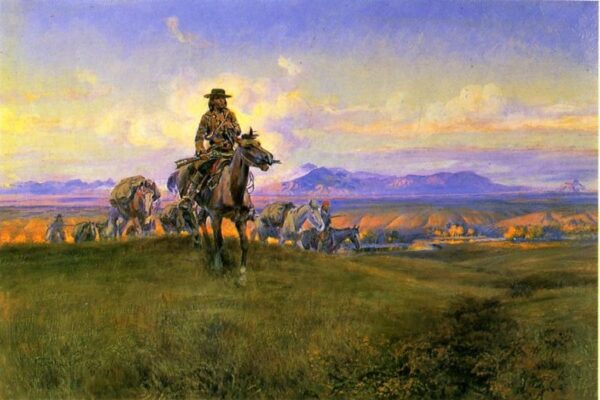 The Romance Makers by Charles Marion Russell, hand-painted oil painting reproduction