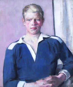 The Rugby Player by Francis Cadell, hand-painted oil painting reproduction