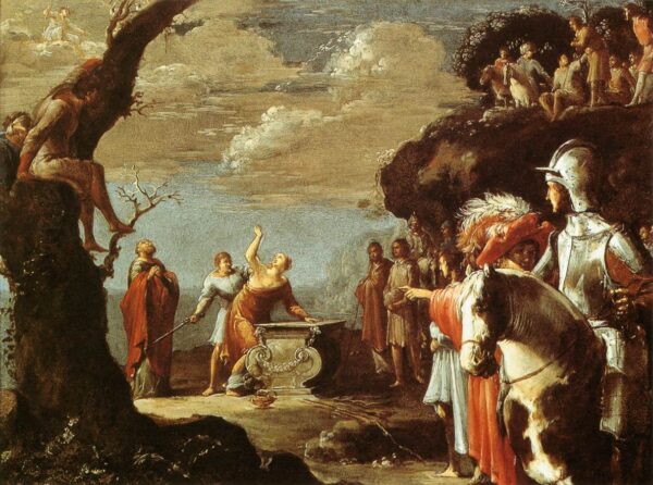 The Sacrifice of Iphigenia by Leonard Bramer, hand-painted oil painting reproduction