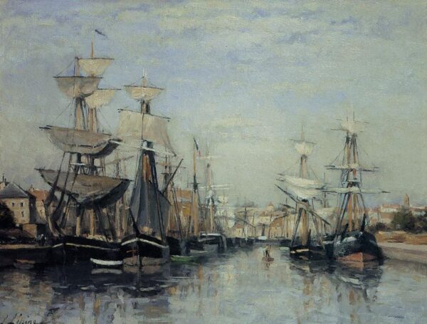The Saint Pierre Basin by Stanislas Lépine, hand-painted oil painting reproduction