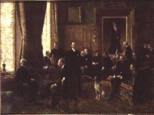 The Salon of the Countess Potocka 1887 by Jean Béraud, hand-painted oil painting reproduction