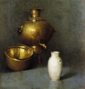 The Samovar by Emil Carlsen, hand-painted oil painting reproduction