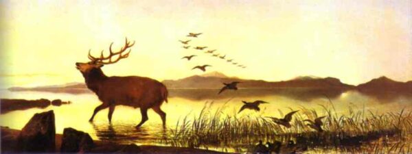 The Sanctuary by Sir Edwin Landseer, hand-painted oil painting reproduction