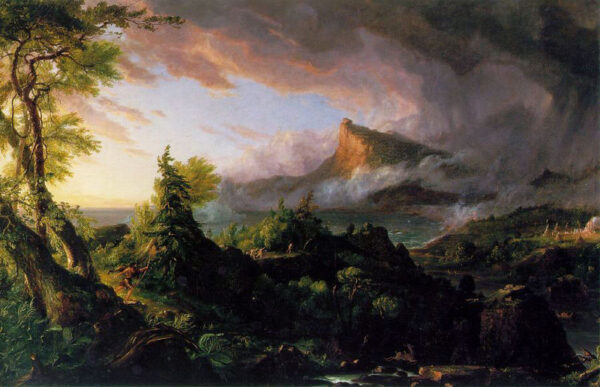 The Savage State by Thomas Cole, hand-painted oil reproduction