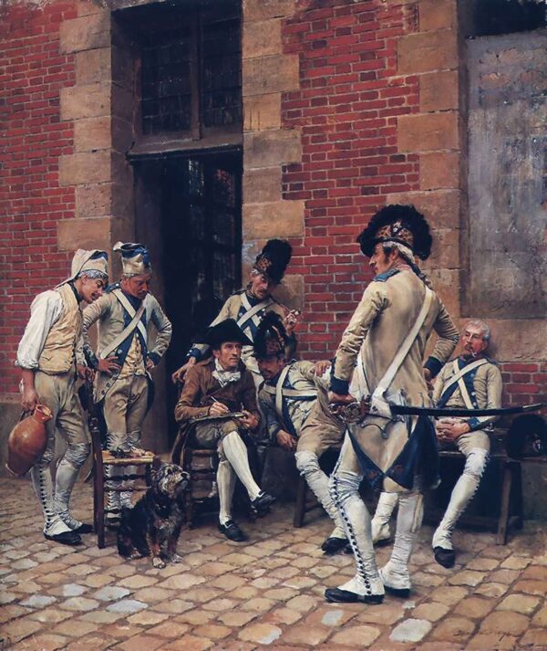 The Sergeant’s Portrait by Jean-Louis Ernest Meissonier, hand-painted oil painting reproduction