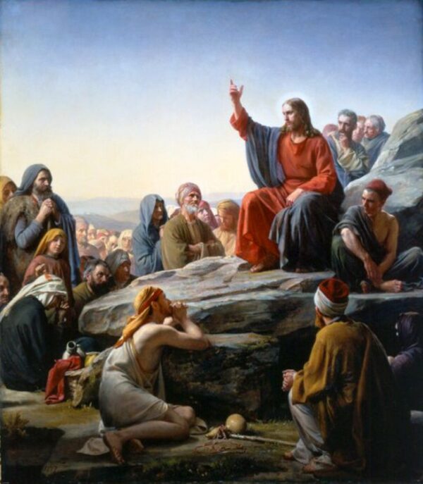 The Sermon on the Mount by Carl Heinrich Bloch, hand-painted oil painting reproduction