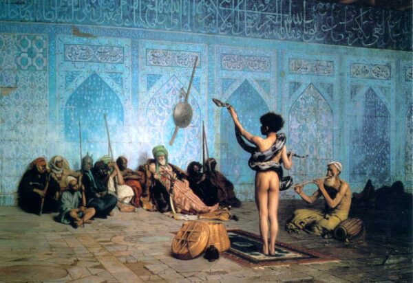 The Serpent Charmer by Jean-Léon Gérôme, hand-painted oil painting reproduction