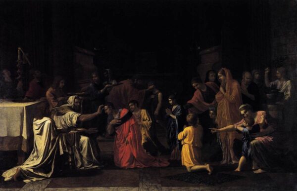 The Seven Sacraments – Confirmation by Nicolas Poussin, hand-painted oil painting reproduction