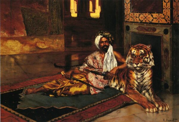The Sheiks Favoriite by Rudolf Ernst, hand-painted oil painting reproduction
