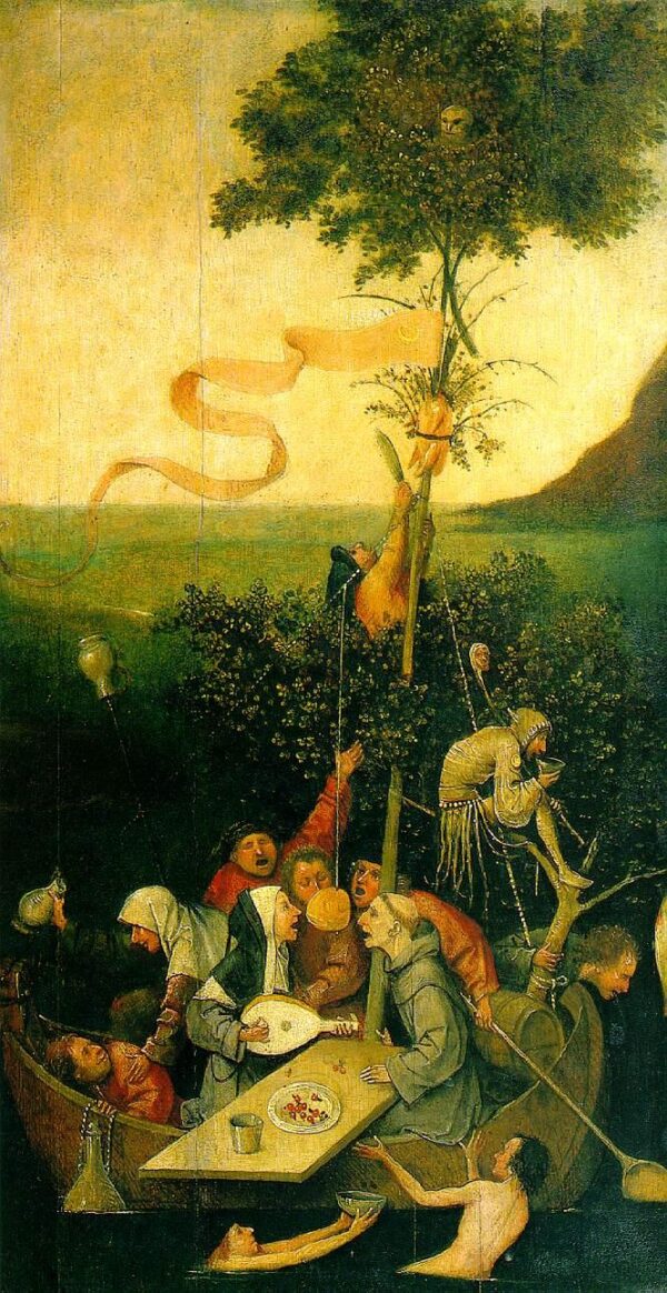 The Ship of Fools by Hieronymus Bosch, hand-painted oil painting reproduction
