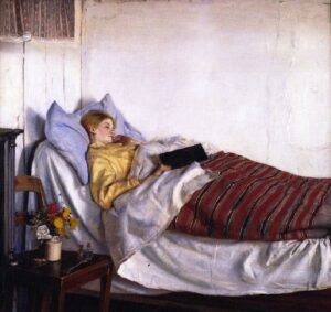 The Sick Girl by Michael Peter Ancher, hand-painted oil painting reproduction