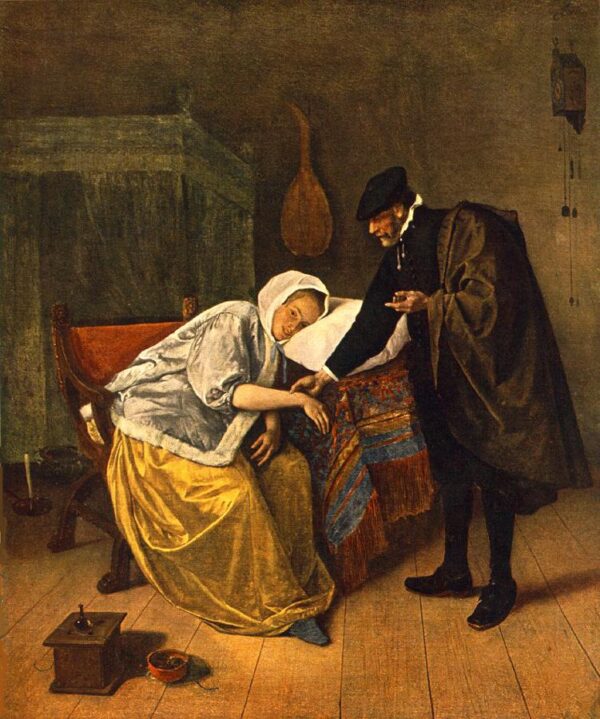 The Sick Woman by Jan Steen, hand-painted oil painting reproduction