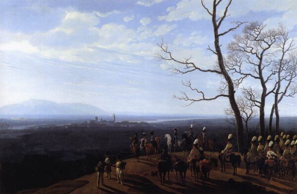 The Siege of Cosel by Wilhelm von Kobell, hand-painted oil painting reproduction