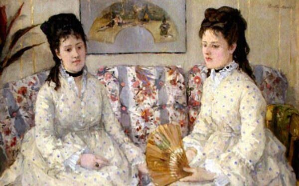 The Sisters by Berthe Morisot, hand-painted oil painting reproduction