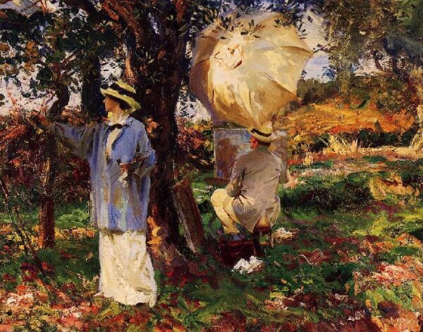 The Sketchers by John Singer Sargent, hand-painted oil painting reproduction
