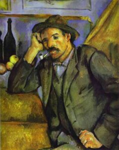 The Smoker Black by Paul Cézanne, hand-painted oil painting reproduction
