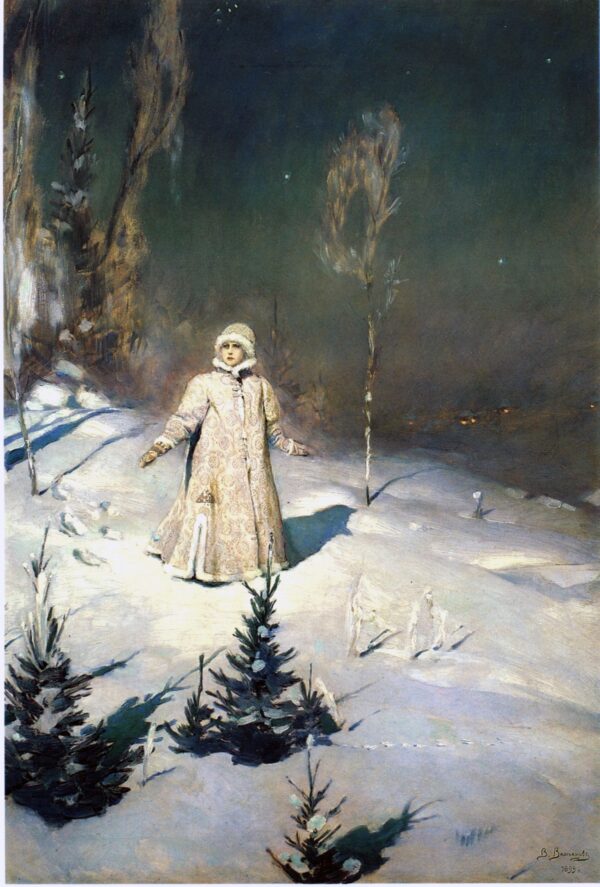 The Snow Maiden by Viktor Vasnetsov, hand-painted oil painting reproduction