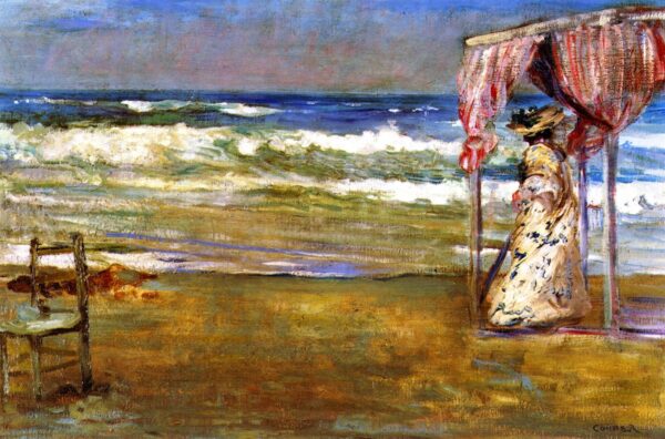 The Solitary Shore by Charles Conder, hand-painted oil painting reproduction