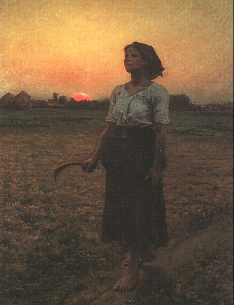 The Song of the Lark by Jules Breton, hand-painted oil reproduction