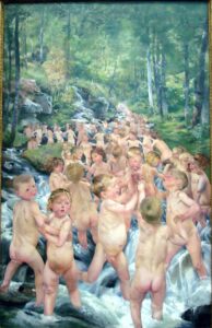 The Source of Life by Léon Frédéric, hand-painted oil painting reproduction