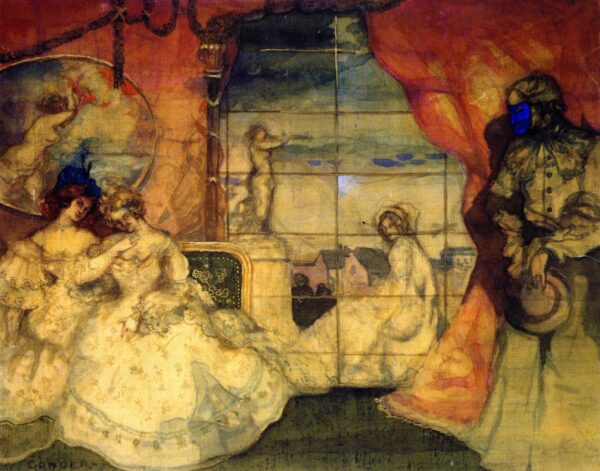 The Spector by Charles Conder, hand-painted oil painting reproduction