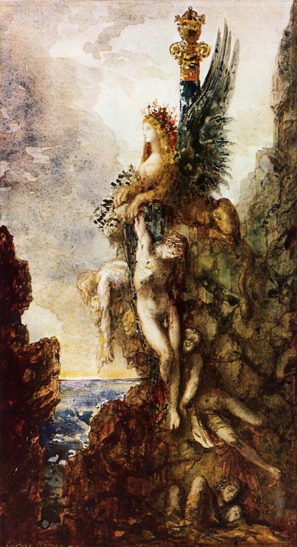 The Sphinx by Gustave Moreau, hand-painted oil painting reproduction