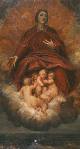 The Spirit of Christianity by George Frederic Watts, hand-painted oil reproduction