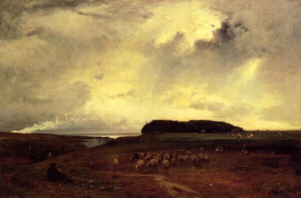 The Storm by George Inness, hand-painted oil painting reproduction