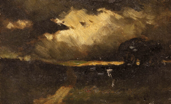 The Storm by Edward Mitchell Bannister, hand-painted oil painting reproduction