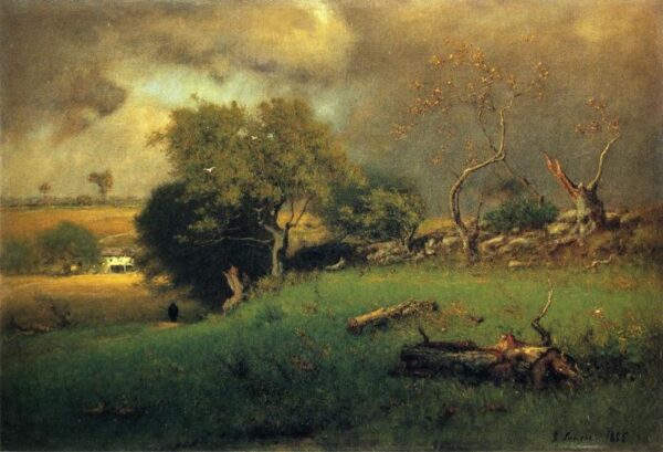 The Storm II by George Inness, hand-painted oil painting reproduction