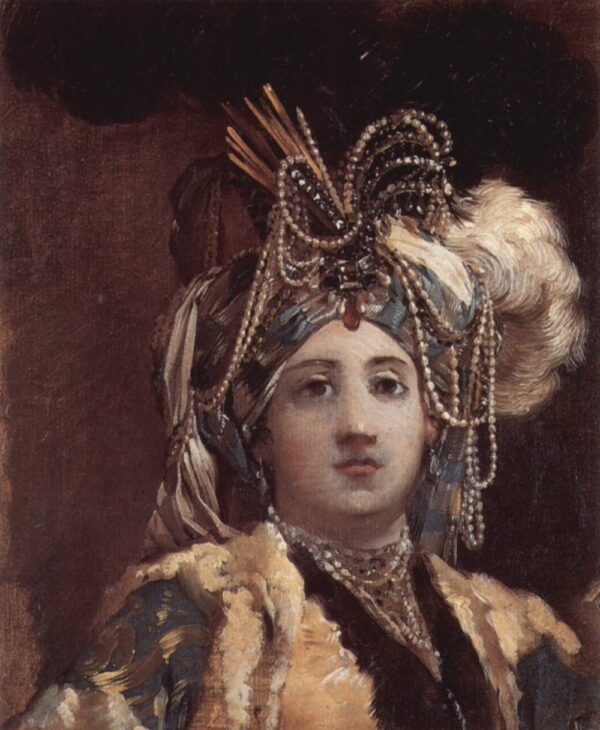 The Sultan by Joseph Marie Vien, hand-painted oil painting reproduction