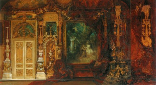 The Summer Night’s Dream by Hans Makart, hand-painted oil painting reproduction