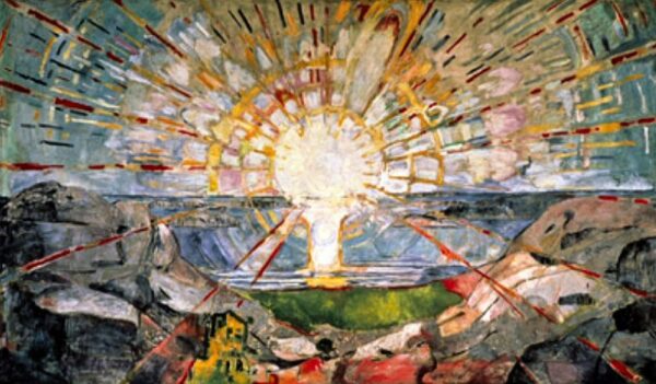 The Sun by Edvard Munch, hand-painted oil painting reproduction