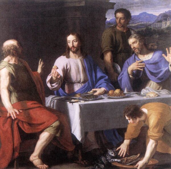 The Supper at Emmaus by Philippe de Champaigne, hand-painted oil painting reproduction