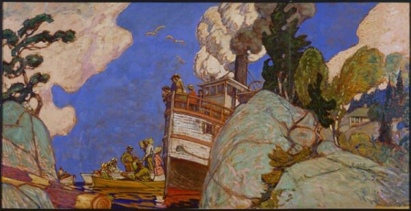 The Supply Boat by J.E.H MacDonald, hand-painted oil painting reproduction