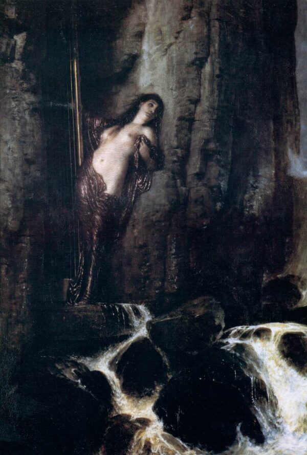 The Surf by Arnold Böcklin, hand-painted oil painting reproduction