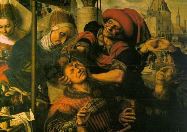 The Surgeon by Jan Sanders van Hemessen, hand-painted oil painting reproduction