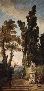 The Swing by Hubert Robert, hand-painted oil painting reproduction