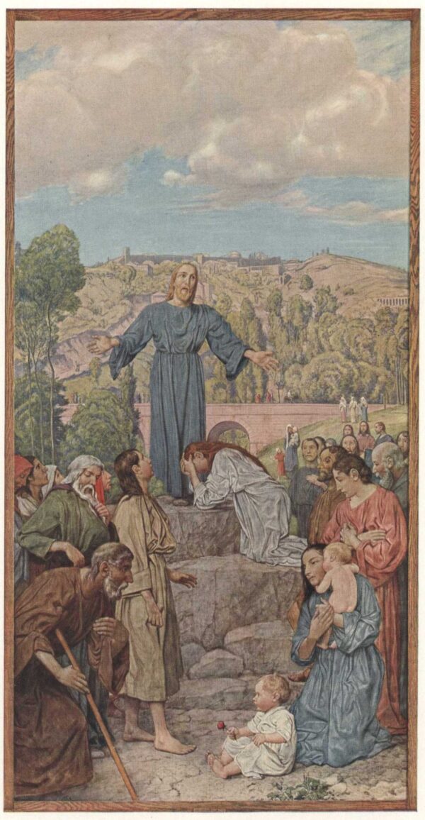 The Teacher by Hans Thoma, hand-painted oil painting reproduction