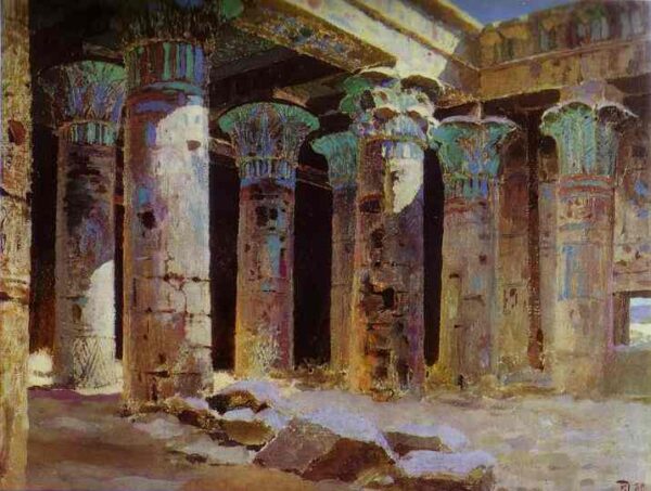 The Temple Of Isis by Vasiliy Polenov, hand-painted oil painting reproduction